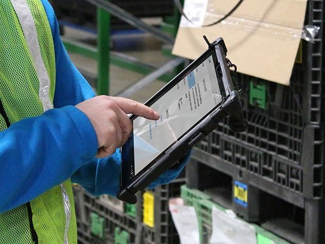 Gestión de inventarios con tablet