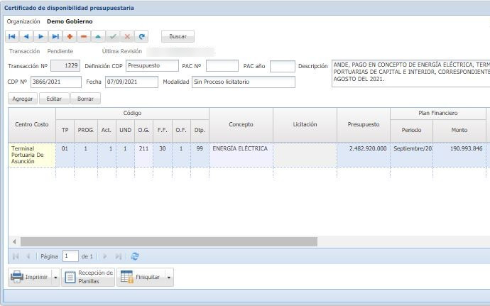 Core Financiero