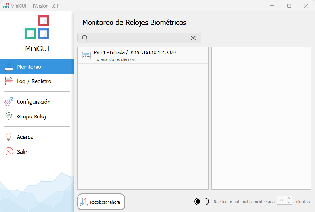 Monitoreo de relojes biométricos